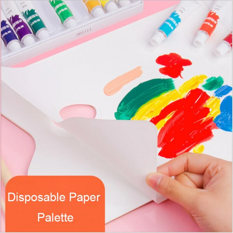 Palette de peinture jetable que les produits culturels respectueux de l'environnement