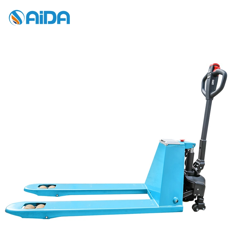 Aida Factory 1.5t Electric Power Battery Hydraulic Electric Pallet Truck for Sale