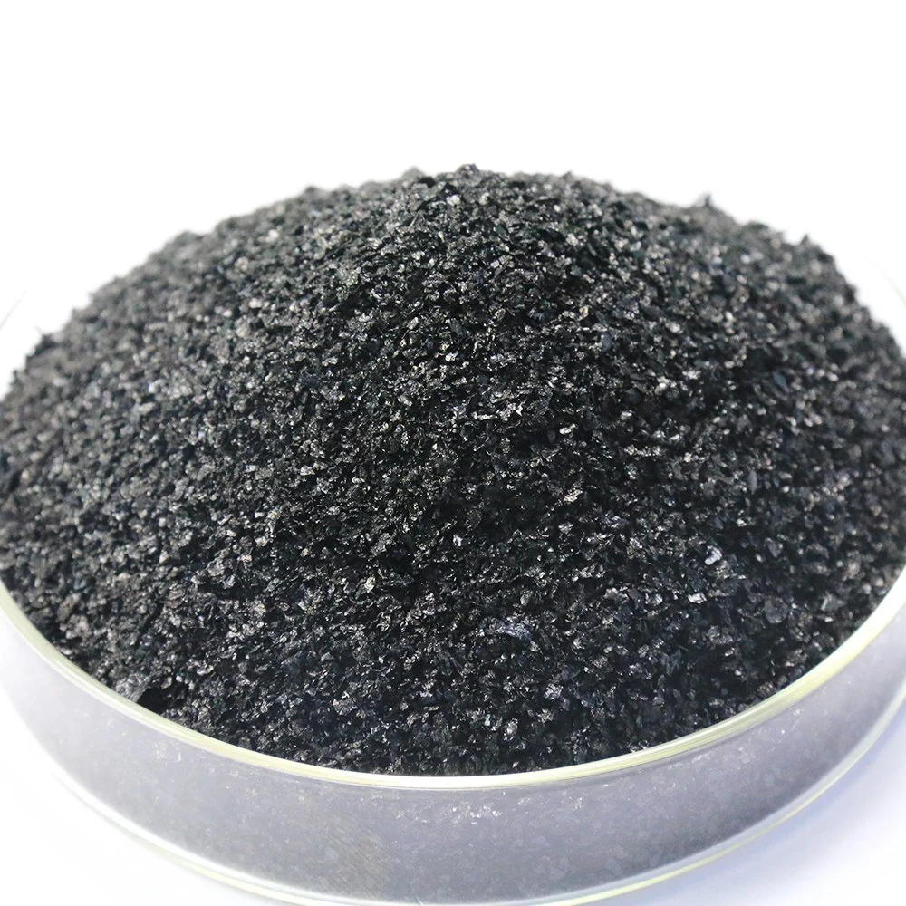 Polvo soluble en agua de alta calidad fertilizante Humate de potasio Flakes espinosos 98