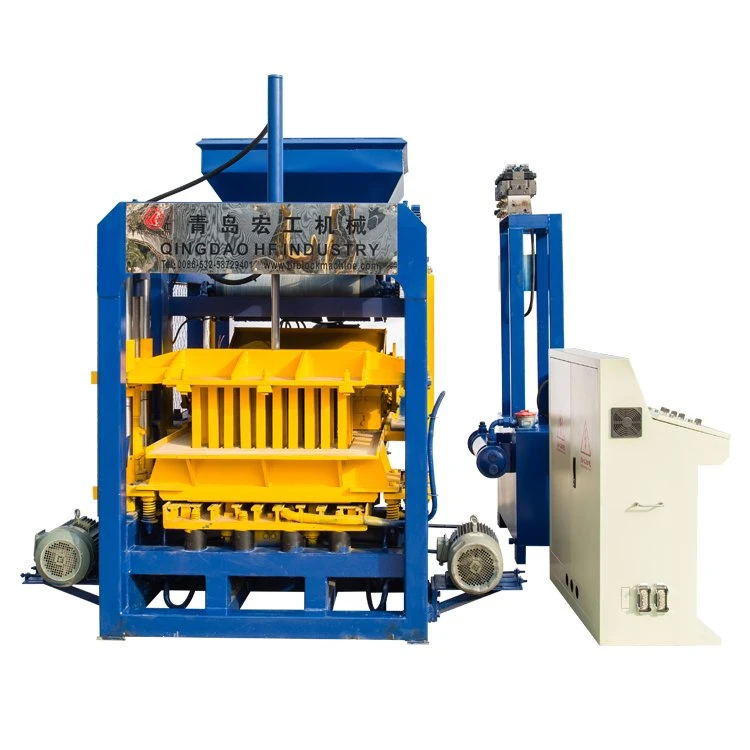 Qt4-16 Hydraulic Press Auto Lime Sand Brick Making Machine Hollow Block Production Line