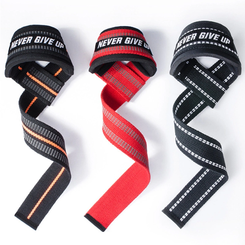 Customized Gym Lifting Straps Nylon Fitness Wrist Wraps Gym Equipment Accessories for Adults