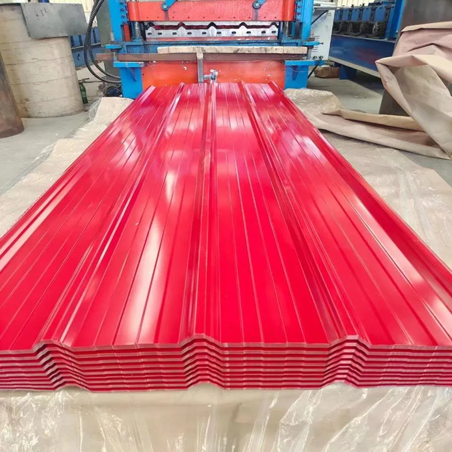 Iron Color Sheet Zinc Galvanized Corrugated Steel Roofing Sheet