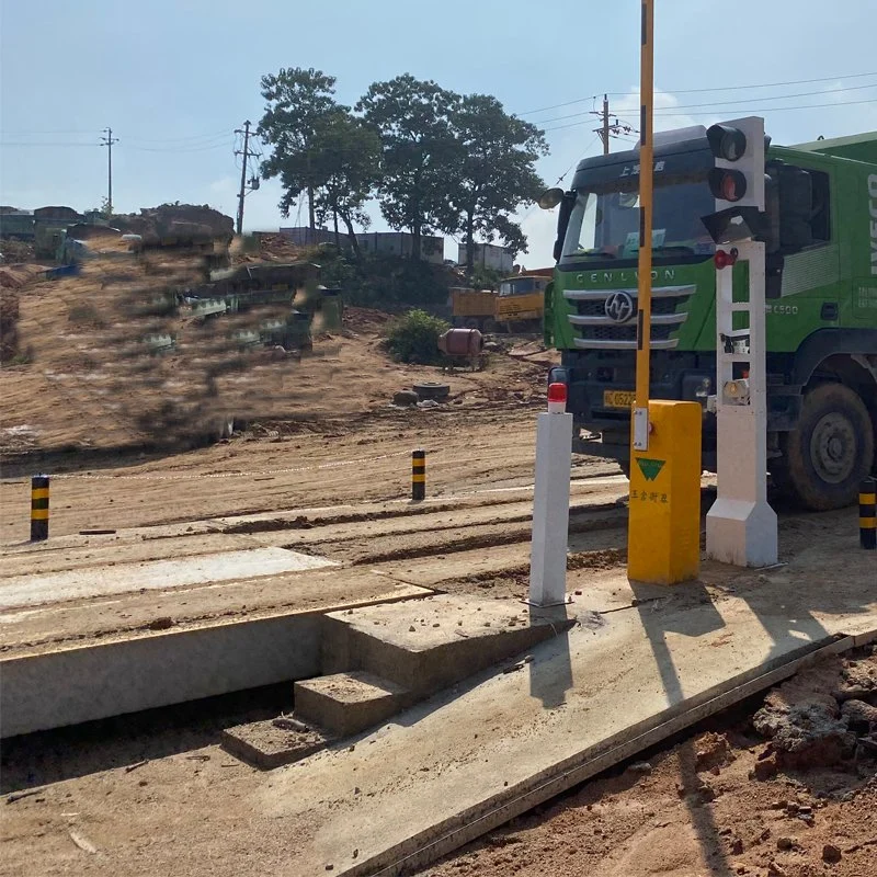 100t Unmanned Weighbridge with Camera and Traffic Lights