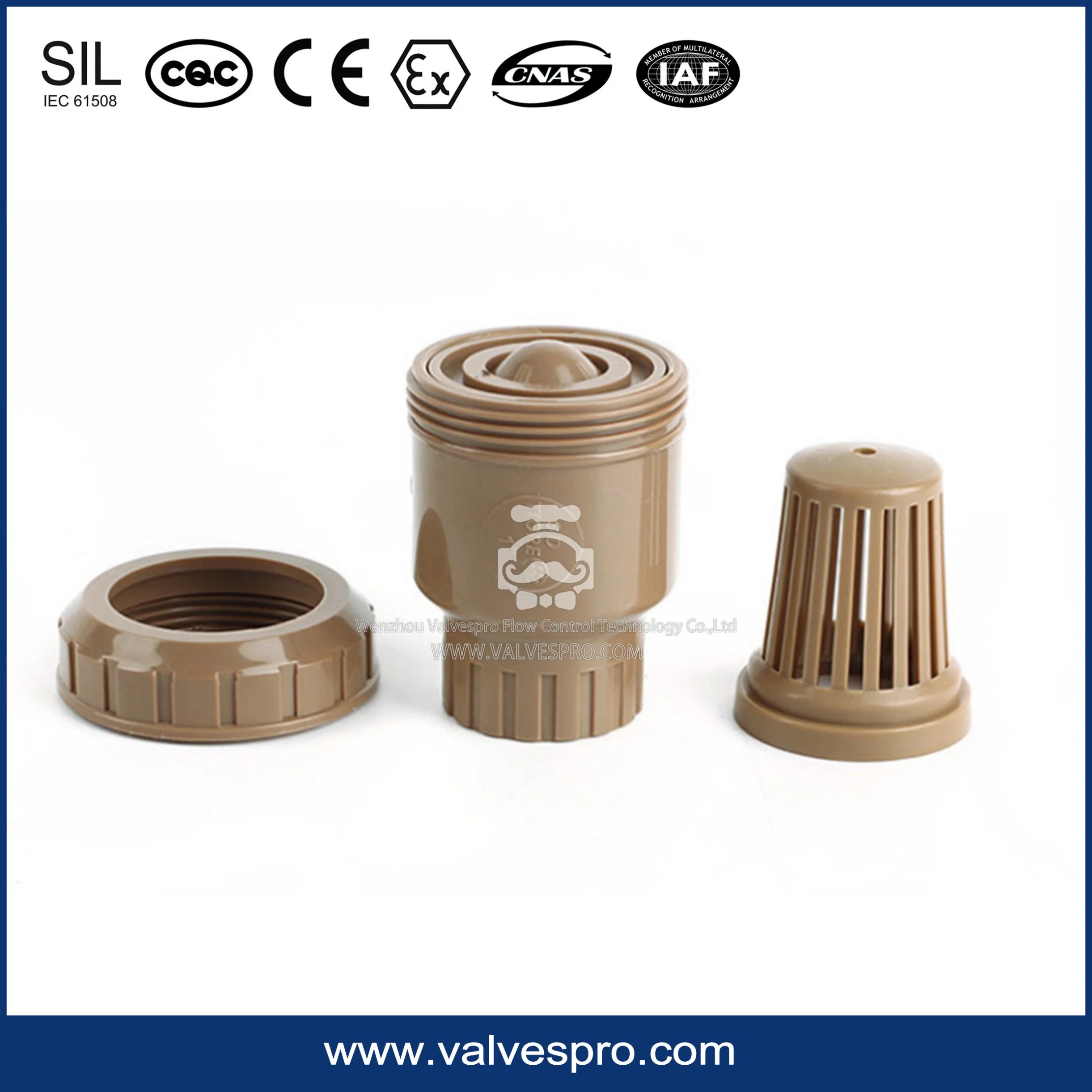 PVC Foot Valve with DIN ANSI BS Standard Made in China Water Pump Foot Valve