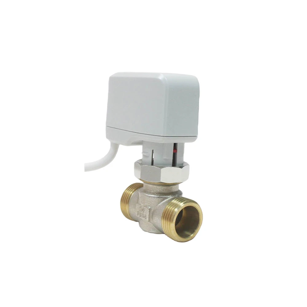 DN20 3/4" 2 Way Valve Male Connection Picv Brass Pressure Independent Water Control Fcu Valve