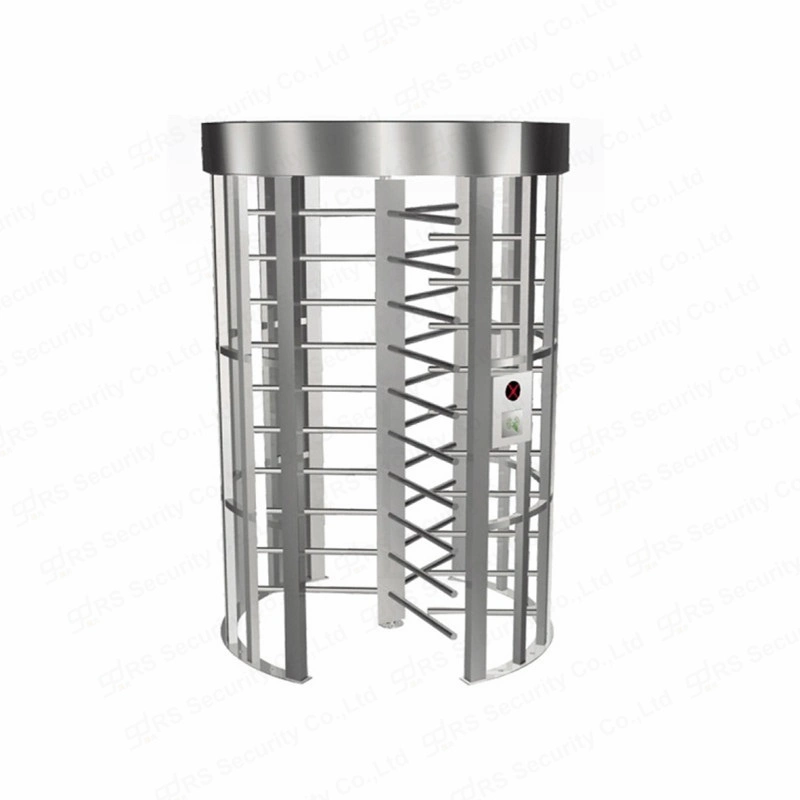 ID Card Park Amusement Stainless Steel 316 Rotate Turnstile Solution Full Height Barrier Doors