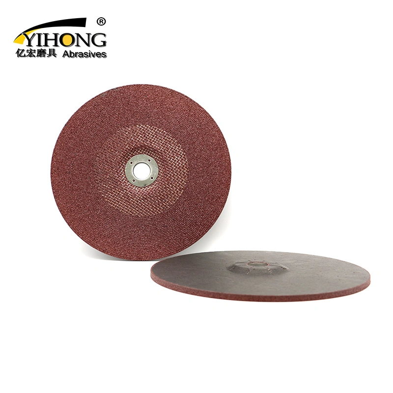 Yihong Premium Blending Red 100X6X16 mm T27 Grinding Disc Wheel with High Density Resin