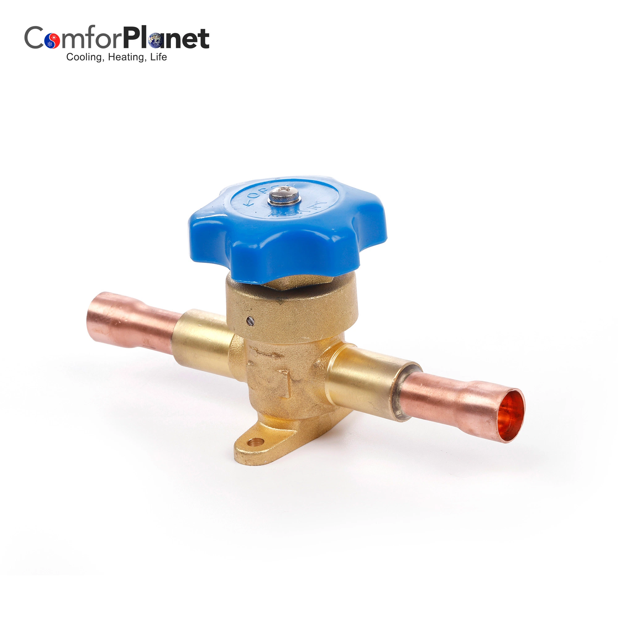 Wholesale/Supplier Factory Price Hand Valve for Refrigerant Air Conditioner System Air Conditioning Valve with Brass Body