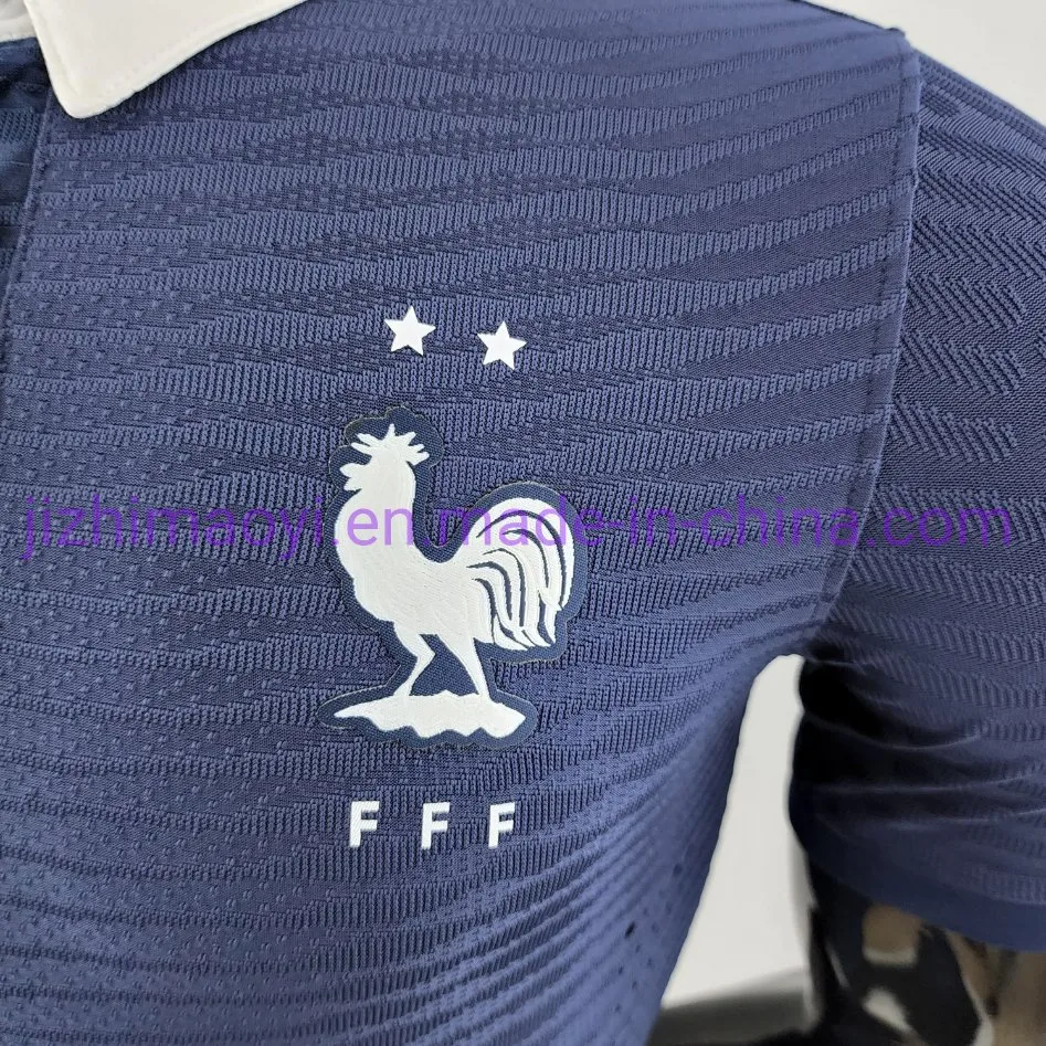 Wholesale 2022 National Team French Player Version Classic Blue Shirt Jersey