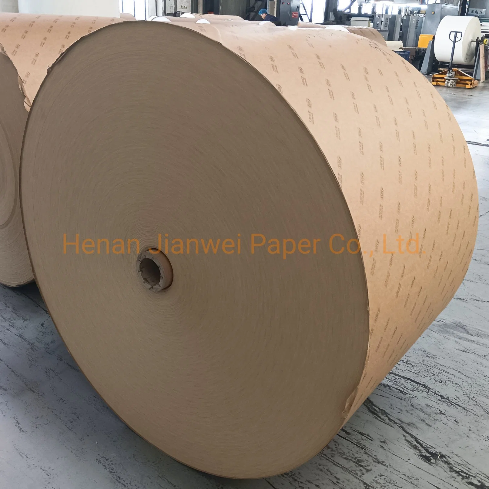 Paper Bowl Raw Materails Kraft PE Coated Paper Roll Brown Paper Roll