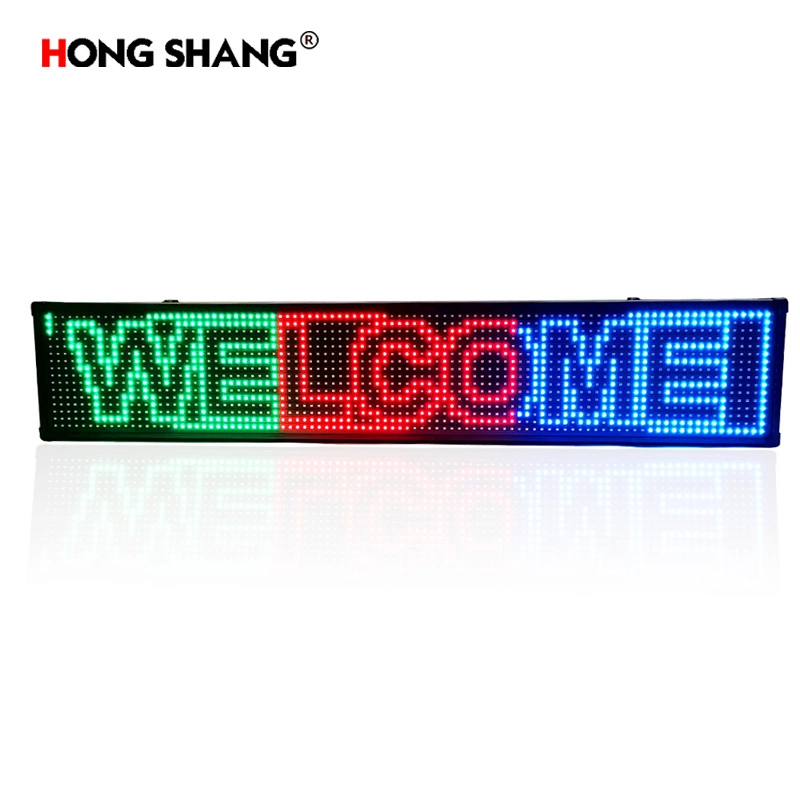 Semi - Outdoor Mixed Three - Color LED Display Board Small Graphic Billboard