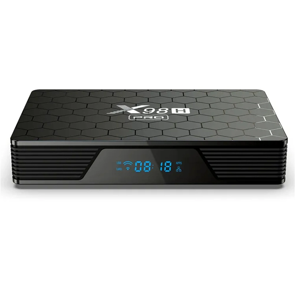 Caixa de TV Android Market 12 X98h PRO Allwinner H618 5g WiFi 6 Smart Set Top Box com 2GB, 16GB 4GB, 32GB X98h PRO