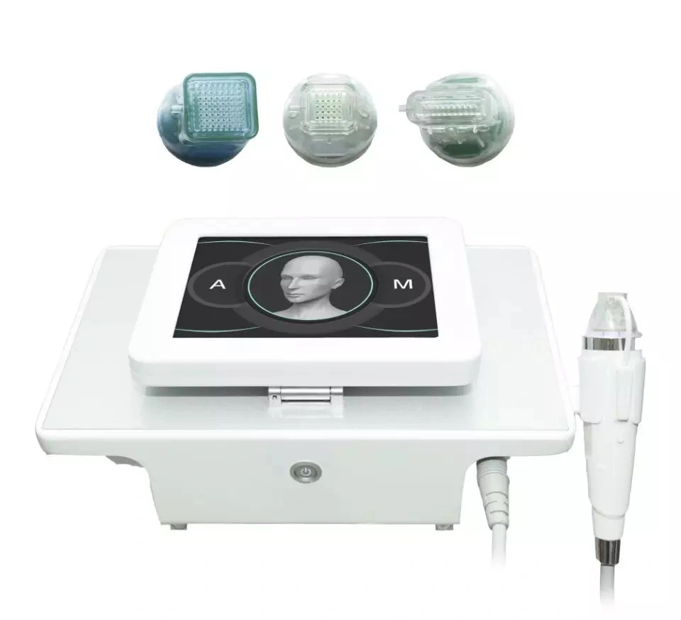 Microaguja dorada Cuidado facial RF Microneedling piel cicatriz de renovación Remoción de equipos de belleza microneedle