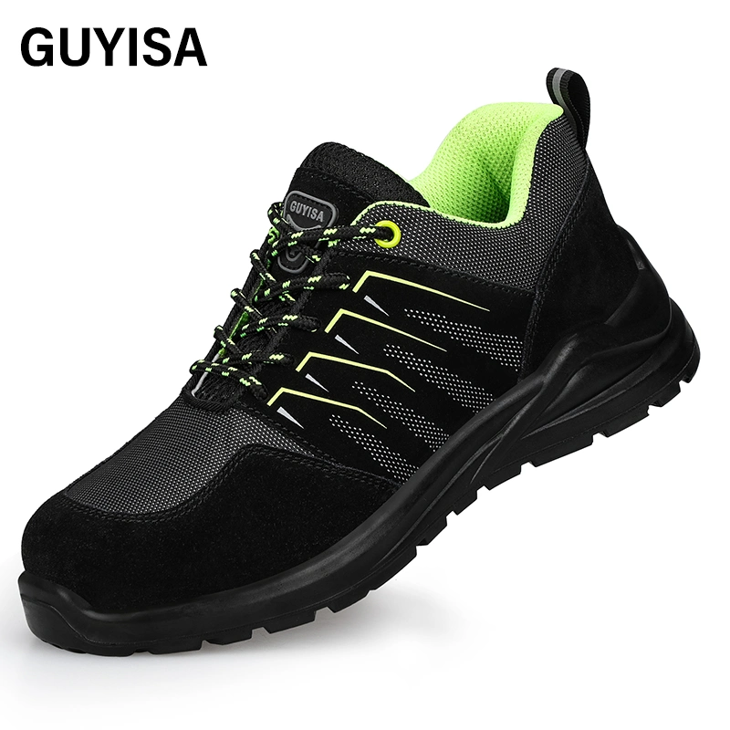 Guyisa Brand Fashion Industrial Protective Safety Shoes Breathable and Soft Work Safety Shoes