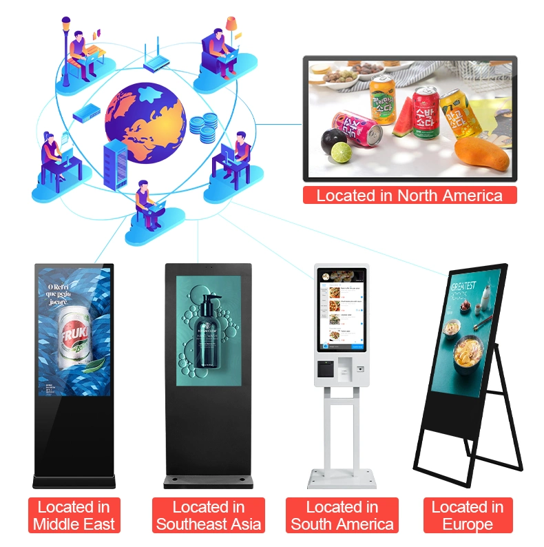 Werbung Spieler LCD-Panel Touchscreen Monitor Digital Signage und Anzeigen für Werbung