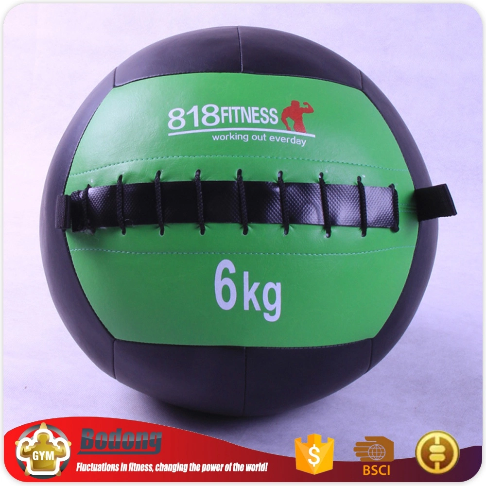 Wholesale/Supplier Gym Fitness PU Soft Medicine Wall Ball Cross-Training Logo Customized Training Wall Balls