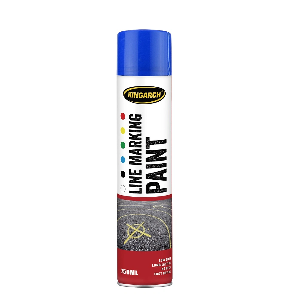 Kingarch 750ml Permanent Road Marking Paint Aerosol Spray Line Marker