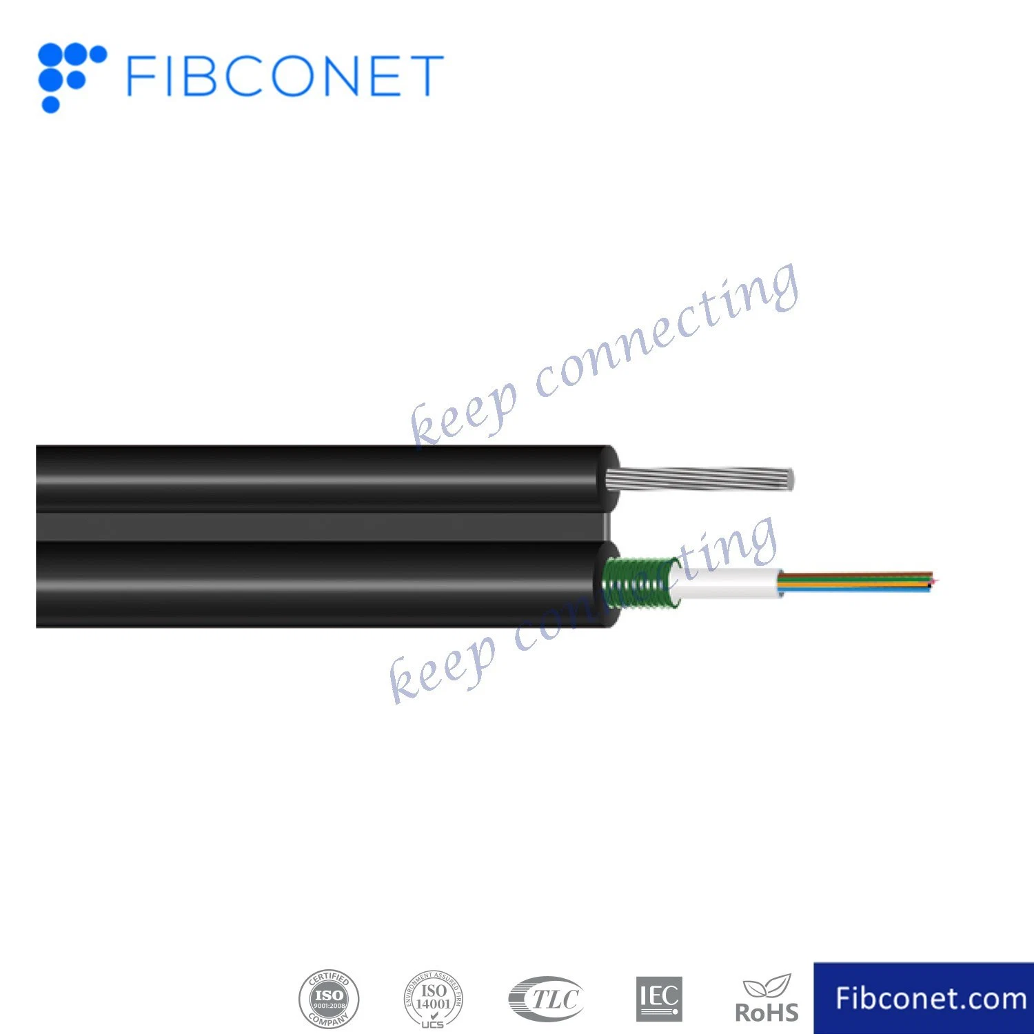 Outdoor Single-Mode Figure 8 Central Loose Tube Gyxtc8s Fiber Cable Cable