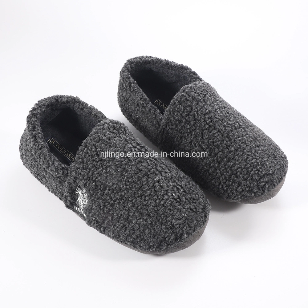 Women Warm and Non-Slip Thickening Leisure Indoor Winter Plush Slide Slippers Home Cozy Shoes