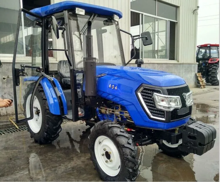 Tracteur agricole chinois à roues 4x4 de 45 chevaux.