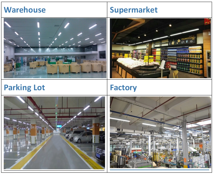 170LMW IP66 Warehouse Lighting Solution Dali Dimmable LED Tri-Proof Light/LED Linear Light