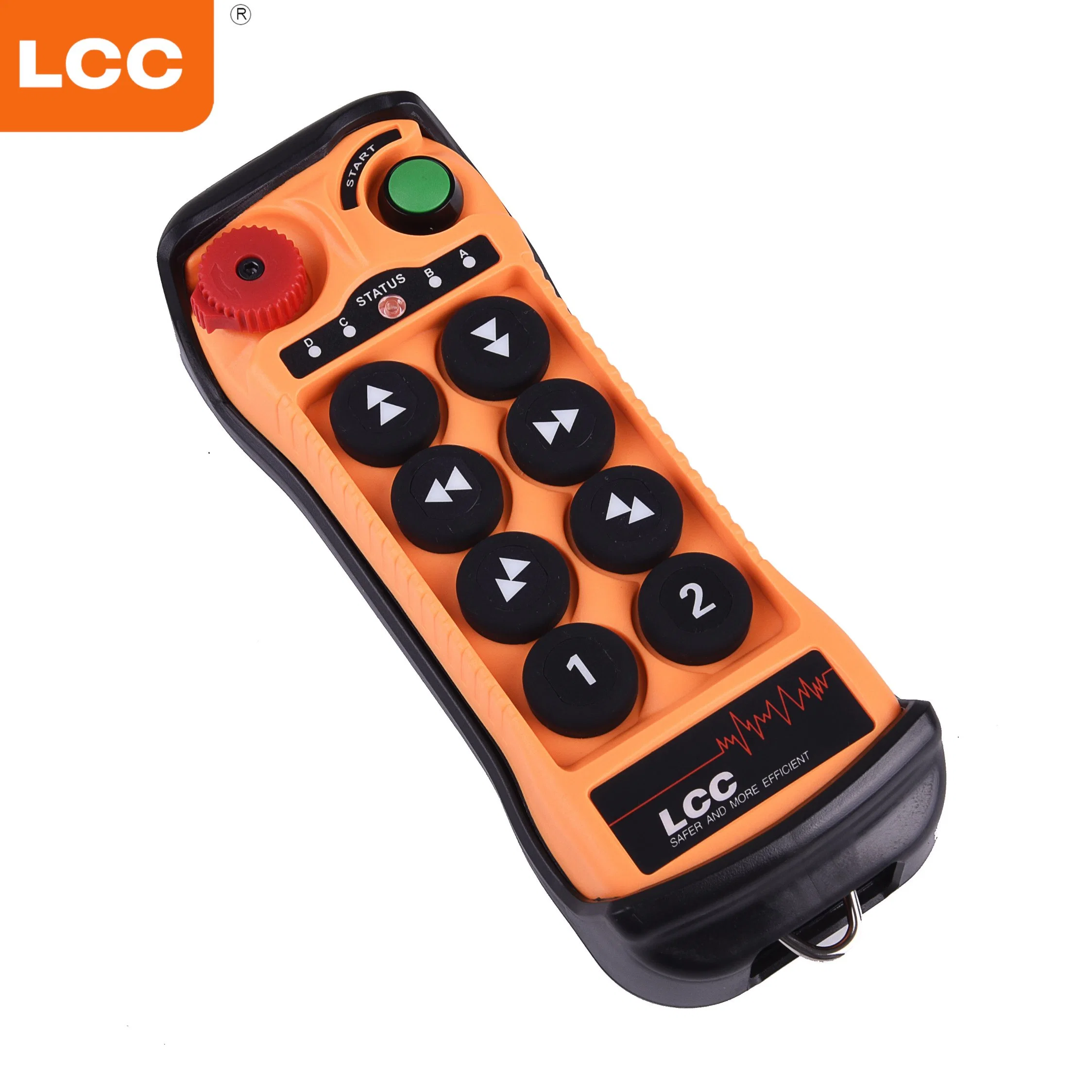 Q808 Wireless Down Radio Industrial Concrete Remote Control Power Switch 240V