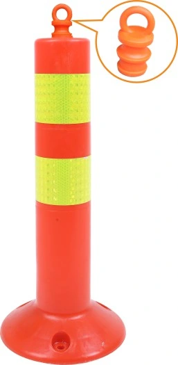 Multi Color 75cm TPU Warning Delineator Post for Traffic Safety