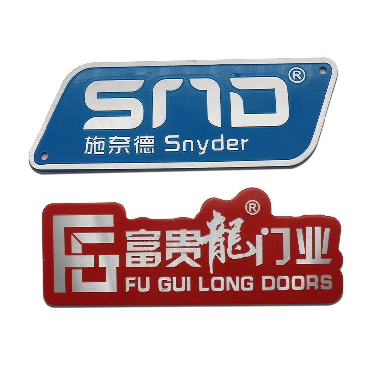 Full-Color Instructional Aluminum Panel Furniture Appliance Product Label Decal Logo Pet Dog Tag Nameplate Promotional Metal Craft Gift Key Fob Coin