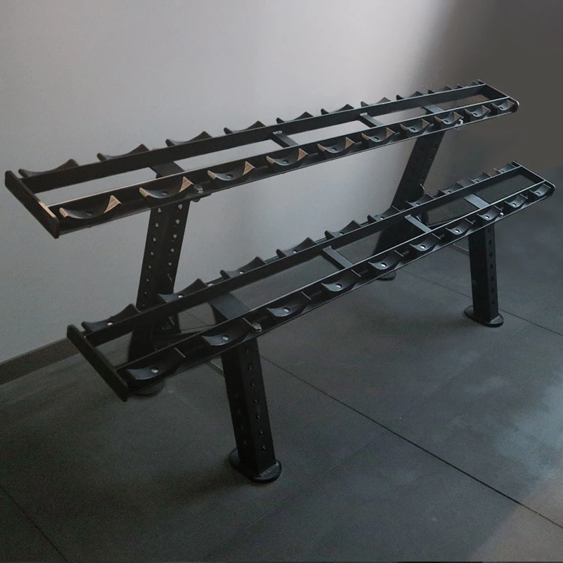 Factory 2 Tier Horizontal Dumbbell Weight Storage Rack