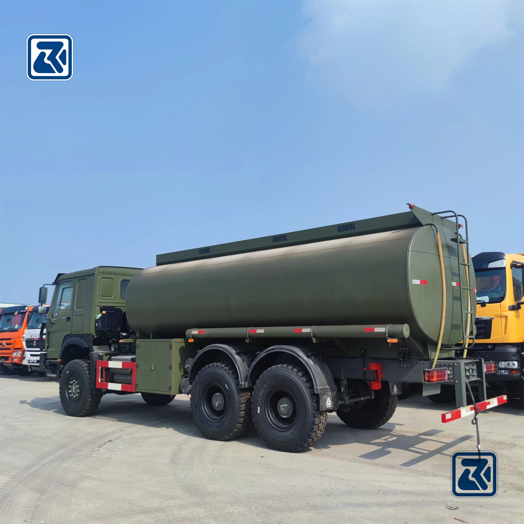 A'asinotruk HOWO Aluminum Alloy 6X4 Fuel Tanker Truck