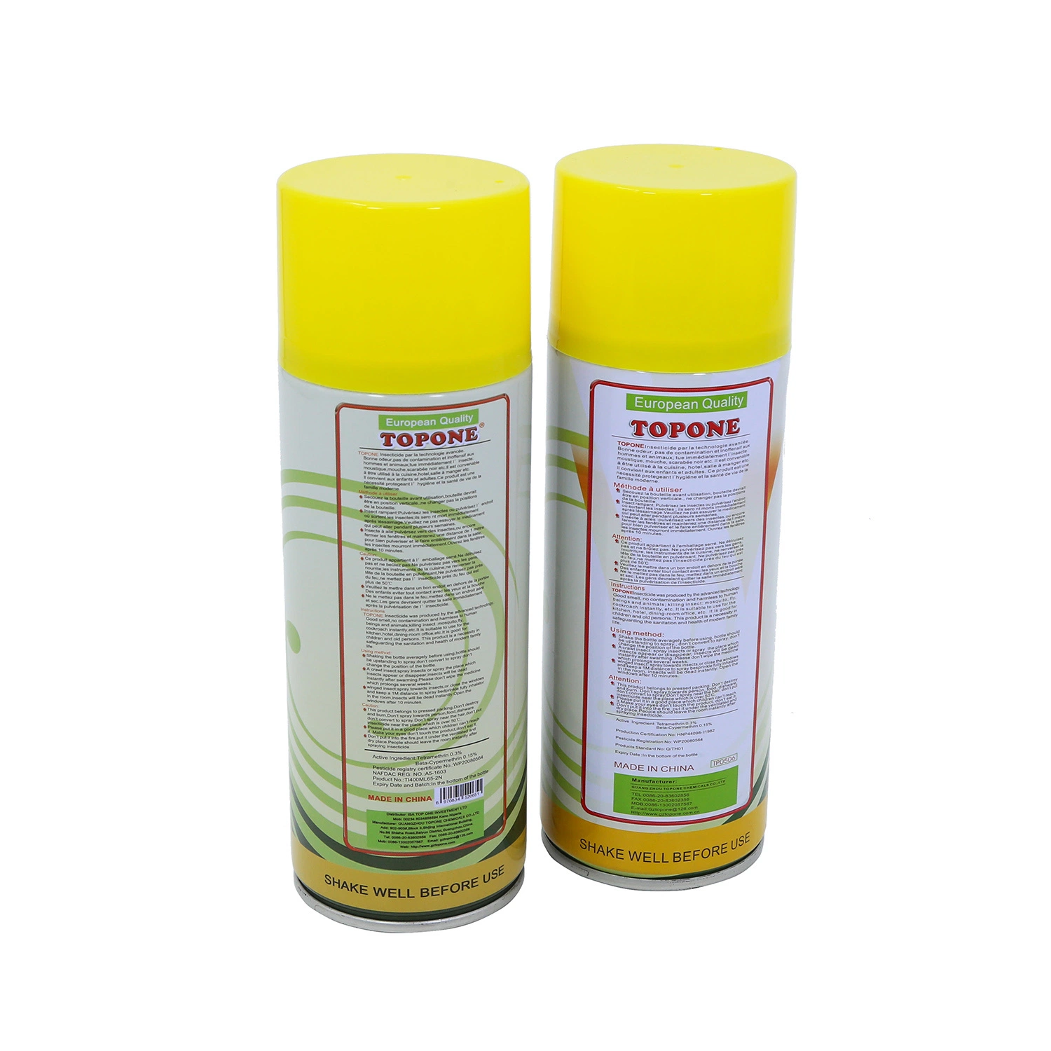 Topone 400ml pragas de pesticidas químicos OEM Killer spray insecticida