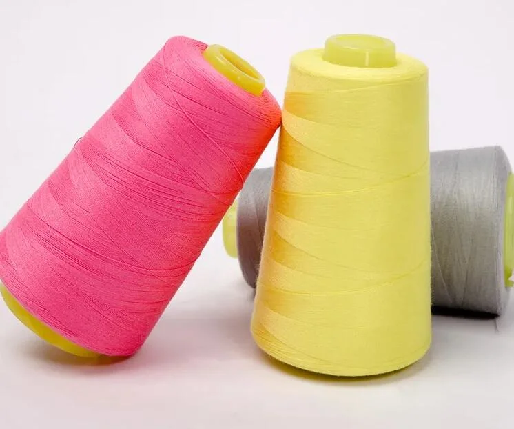 الصين المصنعين النواة Poly Poly Spun Polyester Sewing Thread 38S/3 لملحقات النسيج