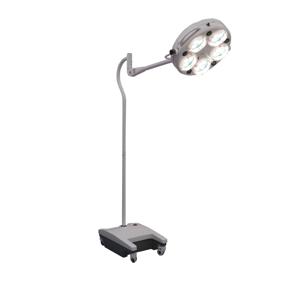 Adjustable High-End Mobile Operating Exam Light with Balanced Arm LED Floor Type Surgical Lamp with Factory Price