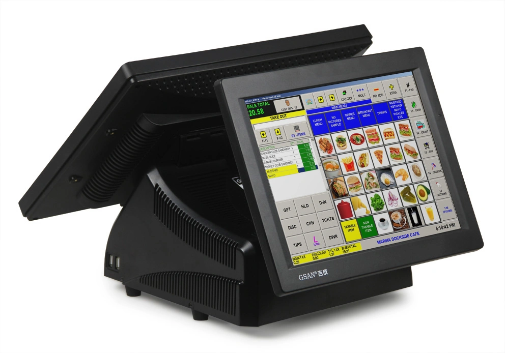 Sistema de POS para minoristas de pantalla doble