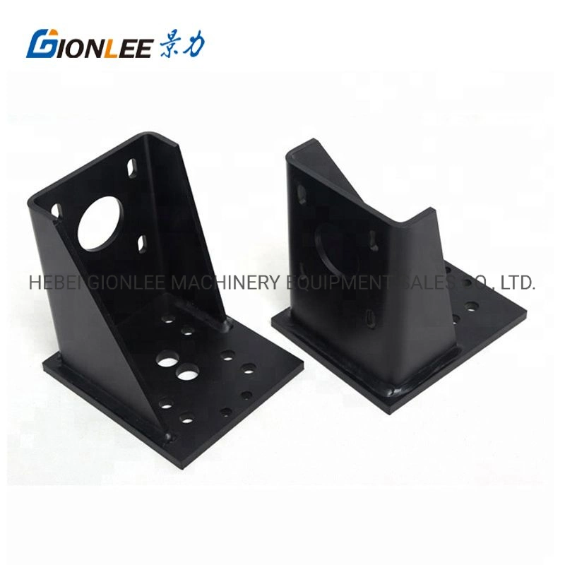 Carbon Mild Steel Black Gloss CNC Machining Frame