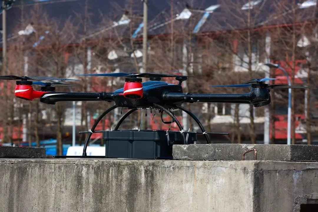 Mutifunctional 15kg Payload Drone UAV para uso en extinción de incendios 30km