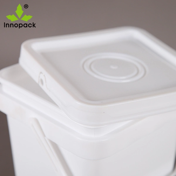 8L Square Plastic Pail 3.7L, 9L, 10L, 20L Rectangular Plastic Bucket