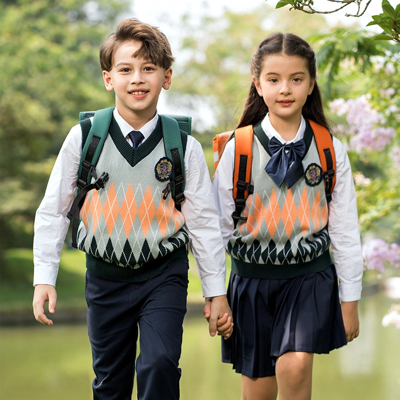 Langarm Maßgeschneiderte Bildungseinrichtungen Klassenzimmer Uniform Pullover