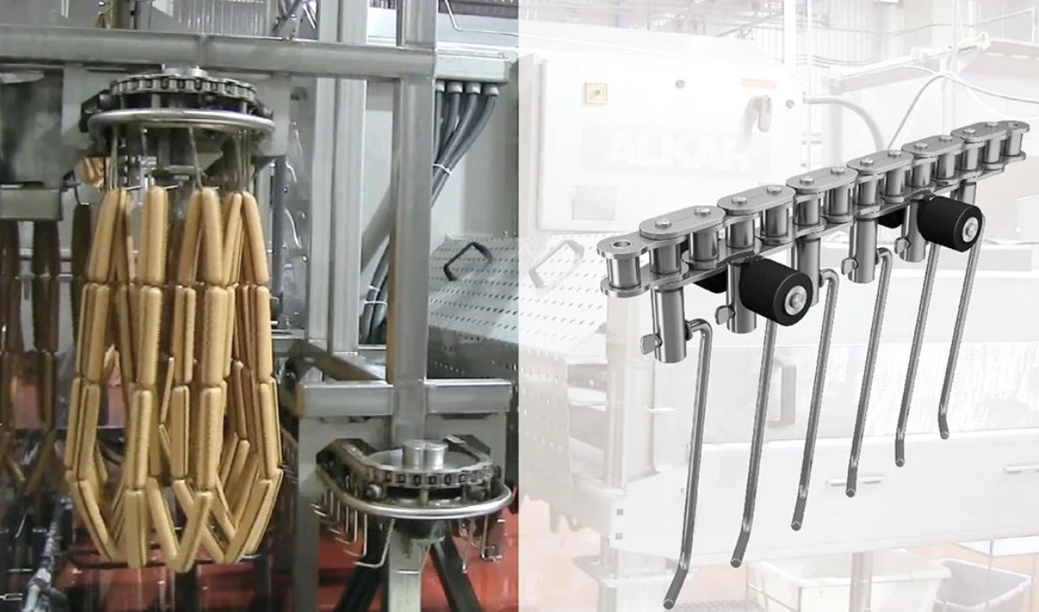 Food Industry Chains for Noodle Making Machinery, Sugar Making Machinery, Laver Processing Equipment