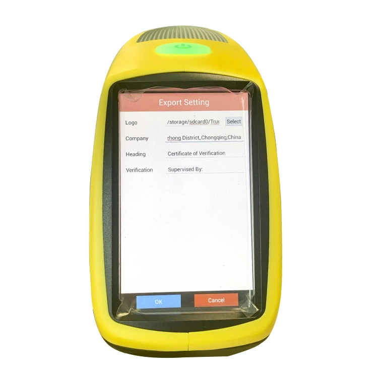 Spectrophotometer Metal Analysis Xrf Tester Alloy Application Portable Handheld Xrf