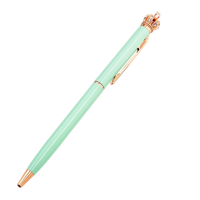 Hotsale Moda Stationery hermosa Reina estilo pluma Corona Ballpoint Ben Para promoción