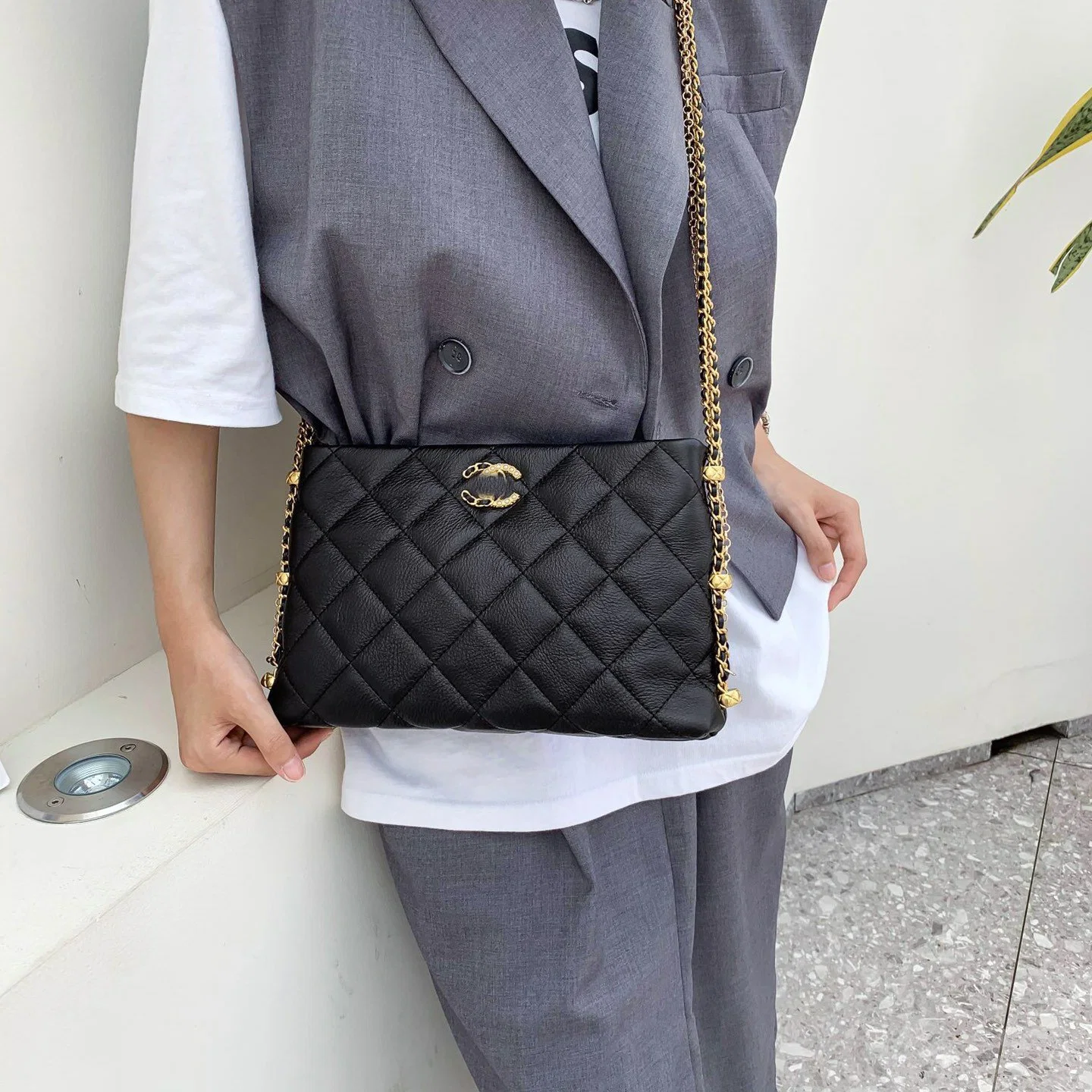 Luxury Mini Leather Vintage Clutch Designer Fashion Lady Purses Wholesale/Supplier Women Purse