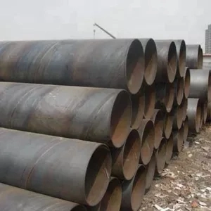 Factory API 5L X42 X46 X52 X56 X60 Large Diameter Carbon Welded SSAW Spiral Steel Pipe