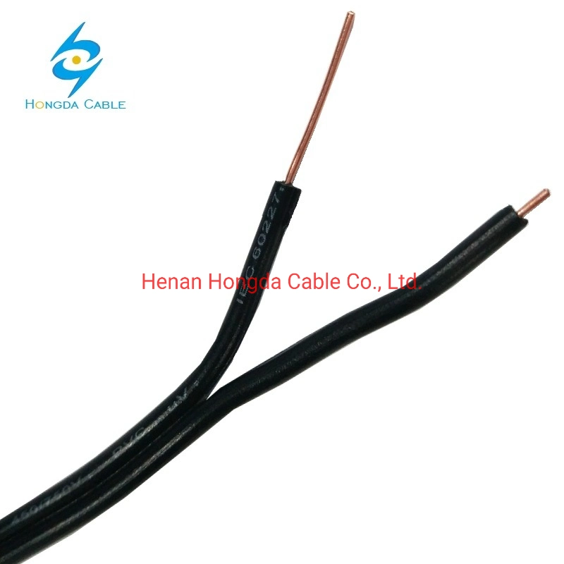 0,71mm 0,8mm Telefon Drop Wire Kupfer UV-Beständigkeit PVC/PE Isolierung