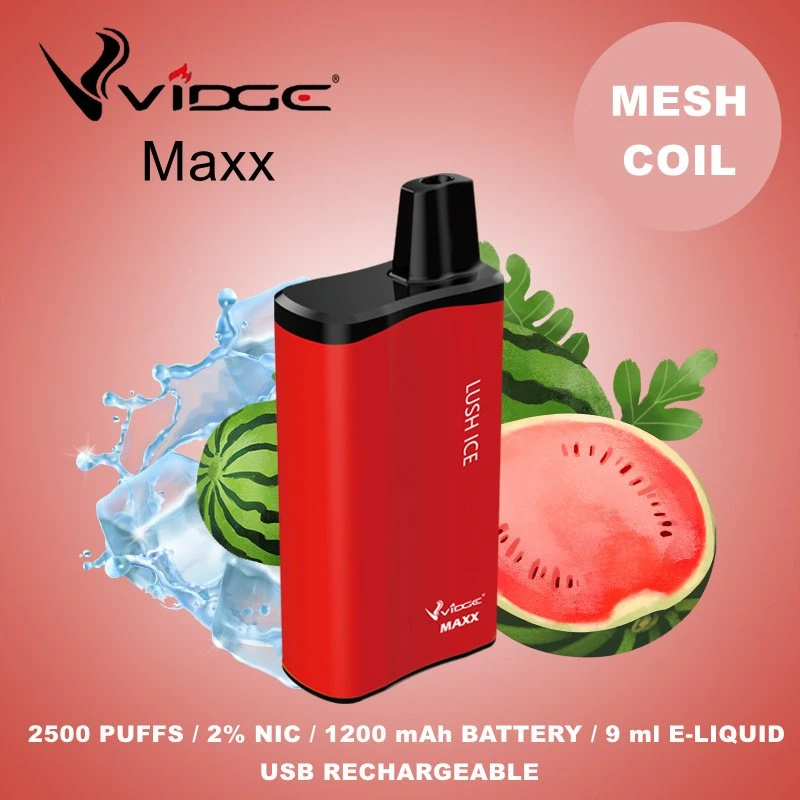 Europa Popular marca Vidge desechables bobina de malla de bolitas de 2500 Vape