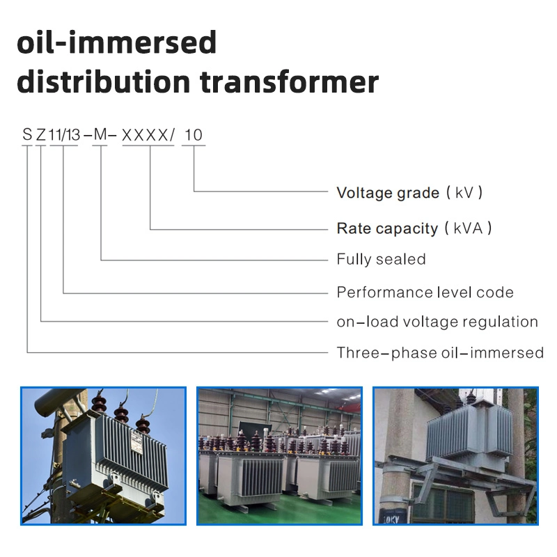 S11/13-M de transformadores de distribución sumergidos en aceite 6 kv 6.3kv 10kv 10,5 kv 11kv