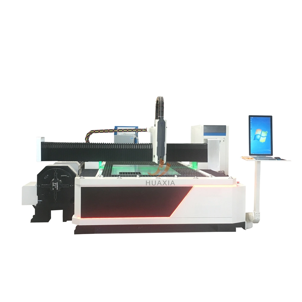 Huaxia 6000W Discount Tube Plate Fiber Metal Laser Engraving and Cutting Machine