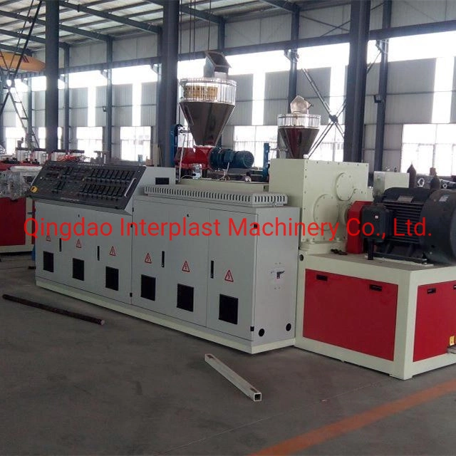 Wood (rice husk straw wood) Plastic (PP PE PVC) Composite Making Machine/ Wood Plastic Production Line