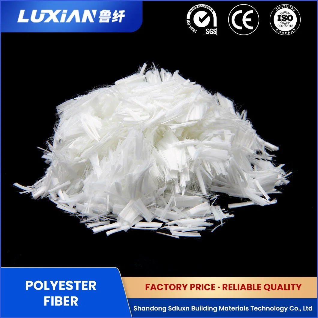 Sdluxn Fiber Building Material Lxdg Modified Polyester Spun Polyester China Heat-Resistant Polyester Staple Fiber Flling Manufacturers