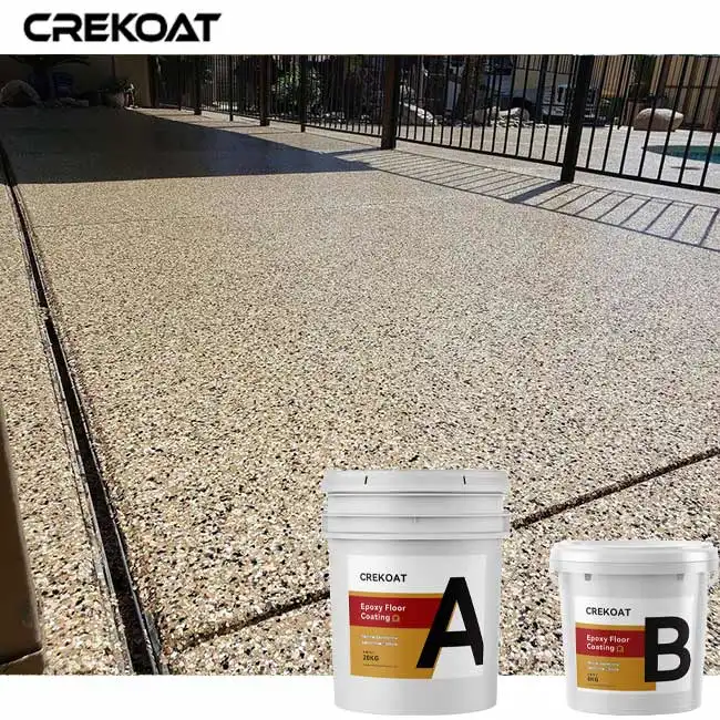 Epoxy Coating Concrete Surface Nature Stone Epoxy Resin Driveway